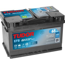 Batería TUDOR TL652 12V 65Ah 650A EFB